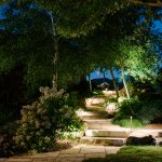 Stairs at night